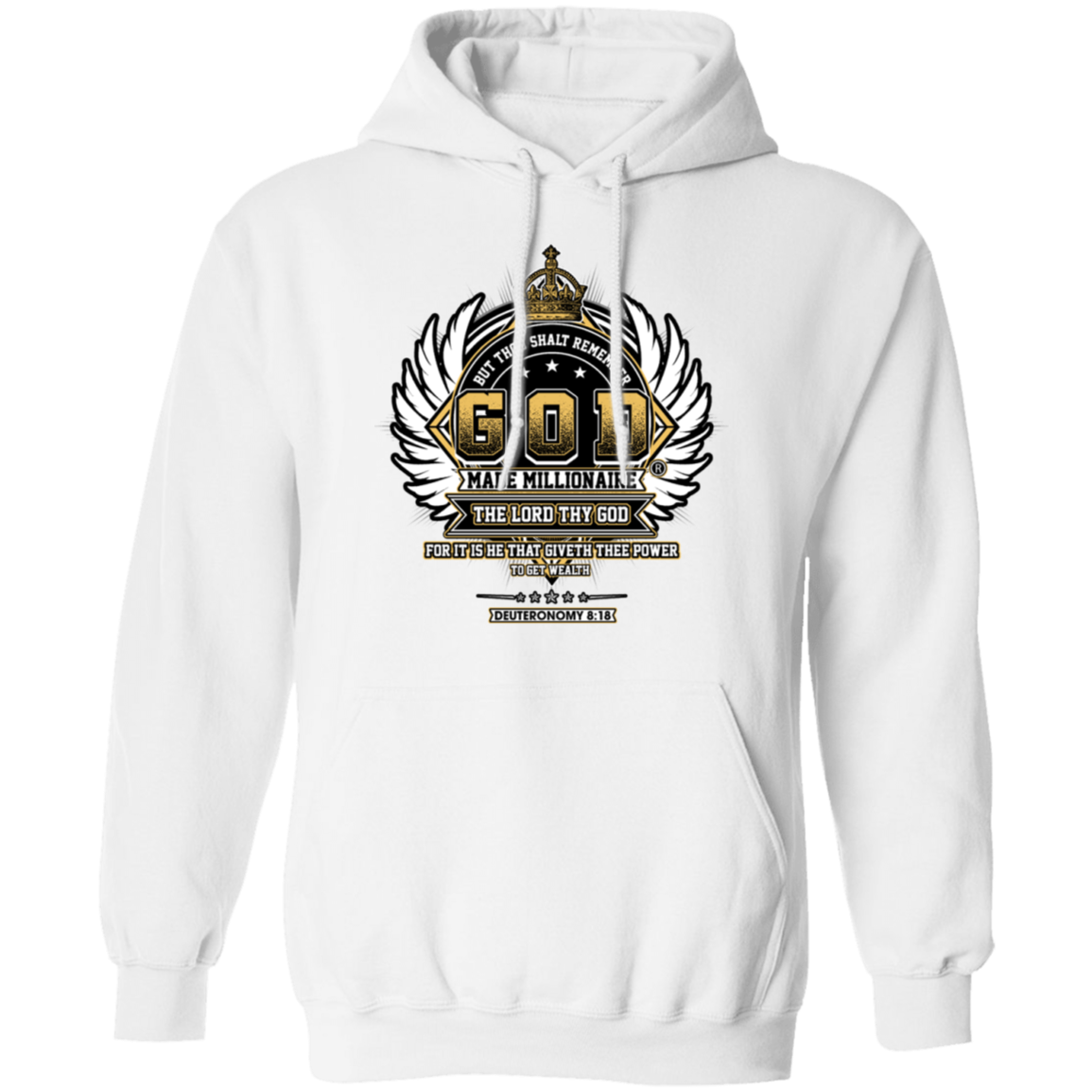 God Made Millionaire ® Pullover Hoodie 8 oz.
