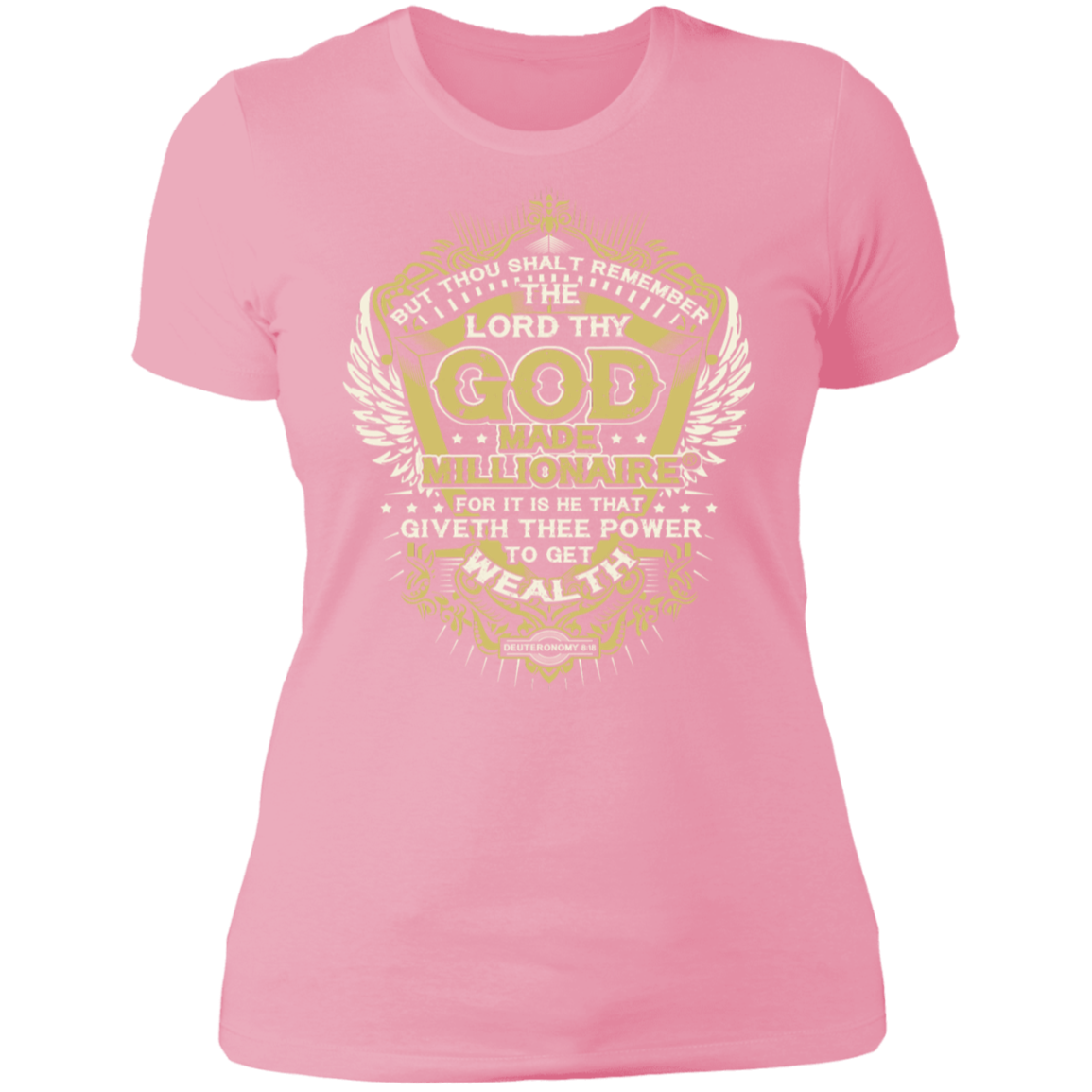 God Made Millionaire® Ladies' Premium T-Shirt Crown Series