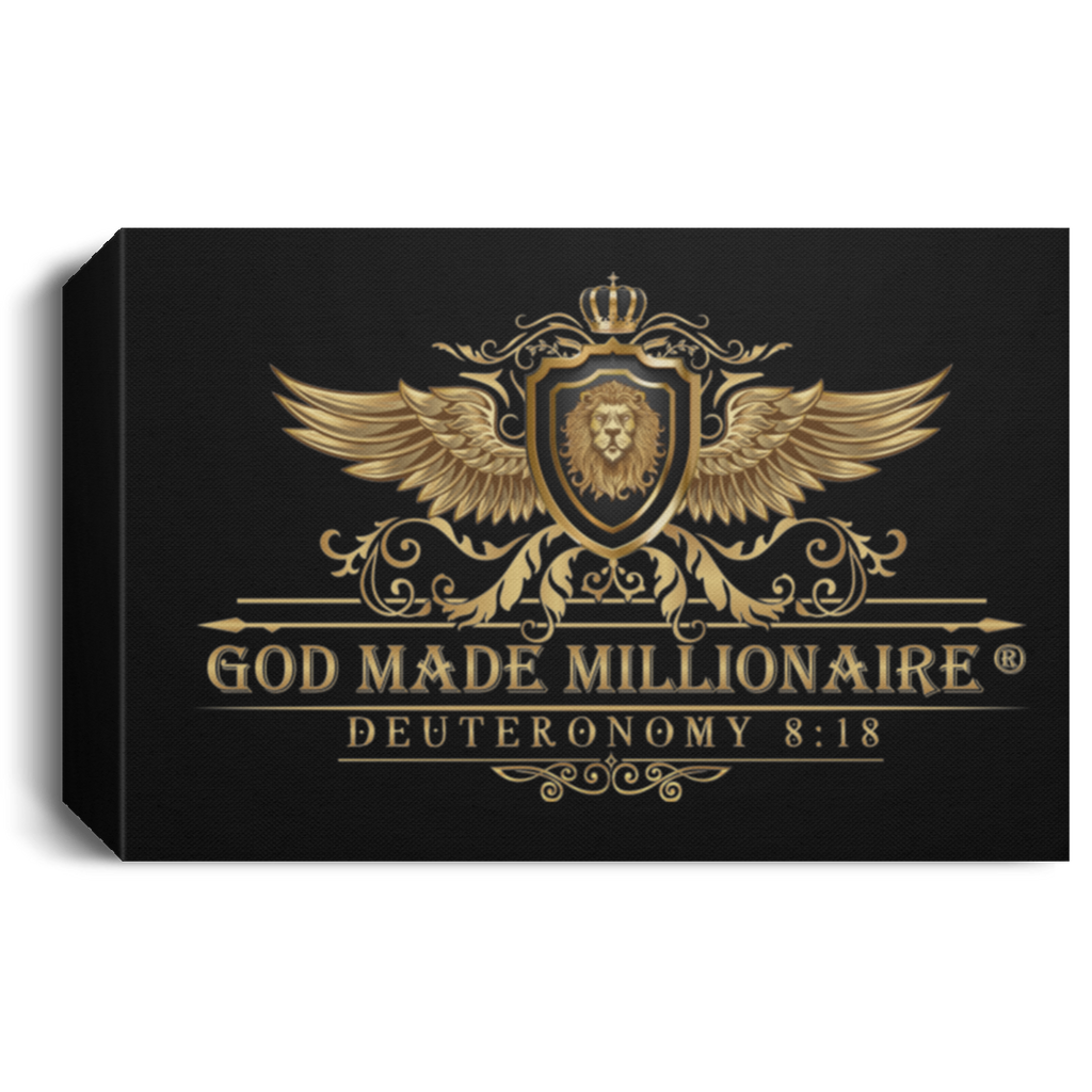 God Made Millionaire ® Our Exclusive and Trademarked Canvas Art